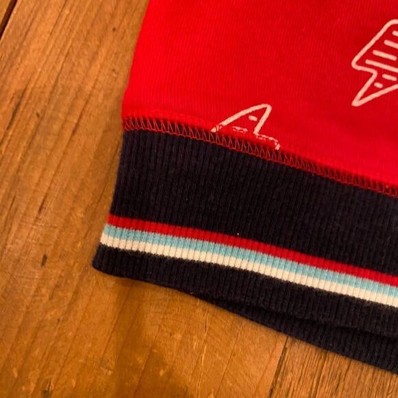 Colorful Planet Red Lightning Bolt Sweatshirt Unisex Size 2T - Picture 6 of 11